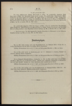 Post- und Telegraphen-Verordnungsblatt für das Verwaltungsgebiet des K.-K. Handelsministeriums 18920609 Seite: 4