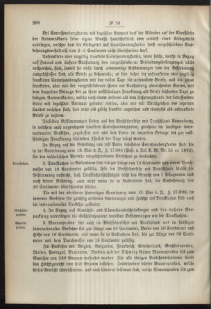 Post- und Telegraphen-Verordnungsblatt für das Verwaltungsgebiet des K.-K. Handelsministeriums 18920616 Seite: 2