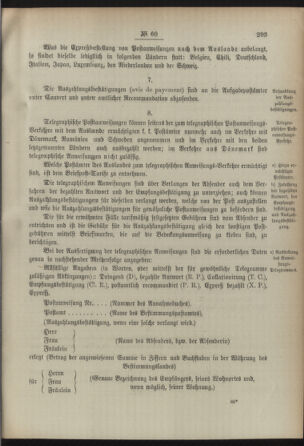 Post- und Telegraphen-Verordnungsblatt für das Verwaltungsgebiet des K.-K. Handelsministeriums 18920620 Seite: 3