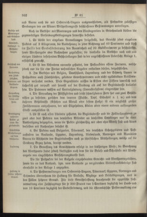 Post- und Telegraphen-Verordnungsblatt für das Verwaltungsgebiet des K.-K. Handelsministeriums 18920622 Seite: 2