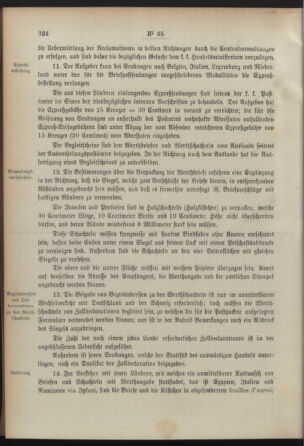 Post- und Telegraphen-Verordnungsblatt für das Verwaltungsgebiet des K.-K. Handelsministeriums 18920626 Seite: 4