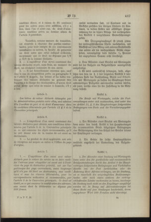 Post- und Telegraphen-Verordnungsblatt für das Verwaltungsgebiet des K.-K. Handelsministeriums 18920712 Seite: 113