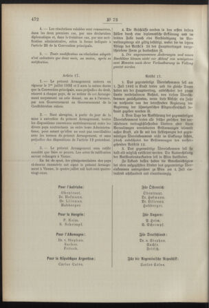 Post- und Telegraphen-Verordnungsblatt für das Verwaltungsgebiet des K.-K. Handelsministeriums 18920712 Seite: 118