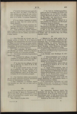 Post- und Telegraphen-Verordnungsblatt für das Verwaltungsgebiet des K.-K. Handelsministeriums 18920712 Seite: 129