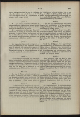 Post- und Telegraphen-Verordnungsblatt für das Verwaltungsgebiet des K.-K. Handelsministeriums 18920712 Seite: 141