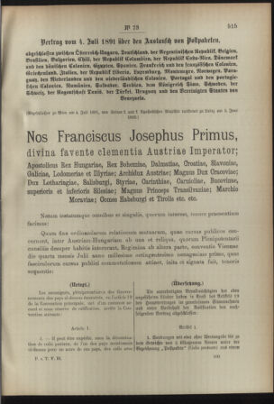 Post- und Telegraphen-Verordnungsblatt für das Verwaltungsgebiet des K.-K. Handelsministeriums 18920712 Seite: 161