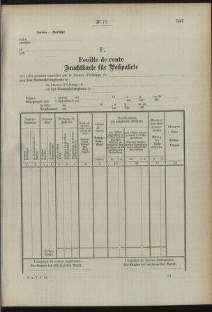 Post- und Telegraphen-Verordnungsblatt für das Verwaltungsgebiet des K.-K. Handelsministeriums 18920712 Seite: 193