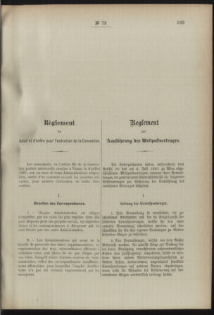 Post- und Telegraphen-Verordnungsblatt für das Verwaltungsgebiet des K.-K. Handelsministeriums 18920712 Seite: 29