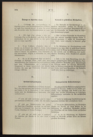 Post- und Telegraphen-Verordnungsblatt für das Verwaltungsgebiet des K.-K. Handelsministeriums 18920712 Seite: 30