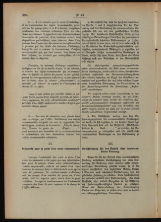 Post- und Telegraphen-Verordnungsblatt für das Verwaltungsgebiet des K.-K. Handelsministeriums 18920712 Seite: 40