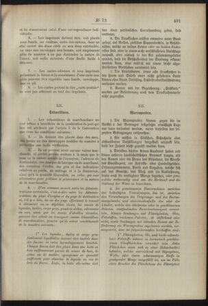 Post- und Telegraphen-Verordnungsblatt für das Verwaltungsgebiet des K.-K. Handelsministeriums 18920712 Seite: 47