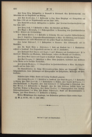 Post- und Telegraphen-Verordnungsblatt für das Verwaltungsgebiet des K.-K. Handelsministeriums 18920729 Seite: 4