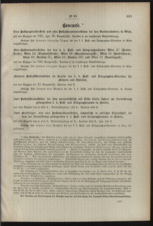 Post- und Telegraphen-Verordnungsblatt für das Verwaltungsgebiet des K.-K. Handelsministeriums 18920902 Seite: 3