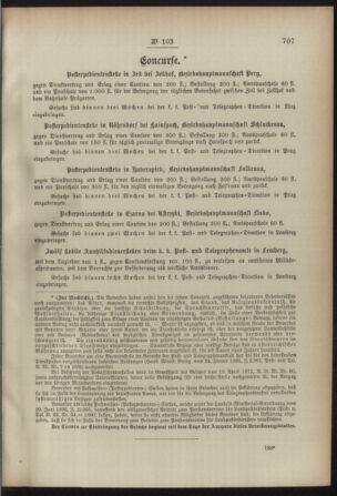 Post- und Telegraphen-Verordnungsblatt für das Verwaltungsgebiet des K.-K. Handelsministeriums 18921004 Seite: 3