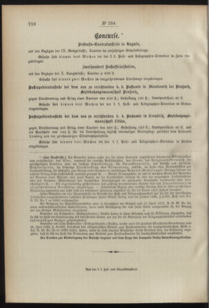 Post- und Telegraphen-Verordnungsblatt für das Verwaltungsgebiet des K.-K. Handelsministeriums 18921006 Seite: 2