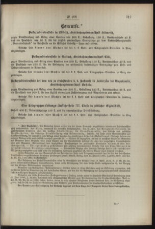 Post- und Telegraphen-Verordnungsblatt für das Verwaltungsgebiet des K.-K. Handelsministeriums 18921013 Seite: 3