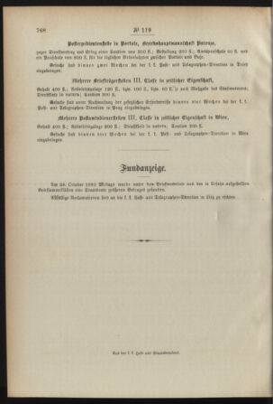 Post- und Telegraphen-Verordnungsblatt für das Verwaltungsgebiet des K.-K. Handelsministeriums 18921116 Seite: 4