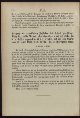 Post- und Telegraphen-Verordnungsblatt für das Verwaltungsgebiet des K.-K. Handelsministeriums 18921119 Seite: 2