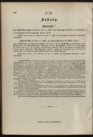 Post- und Telegraphen-Verordnungsblatt für das Verwaltungsgebiet des K.-K. Handelsministeriums 18921126 Seite: 4