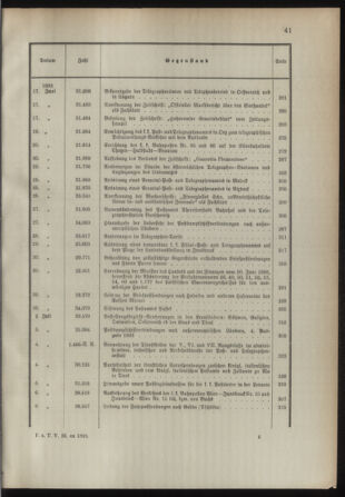 Post- und Telegraphen-Verordnungsblatt für das Verwaltungsgebiet des K.-K. Handelsministeriums 1892bl03 Seite: 9