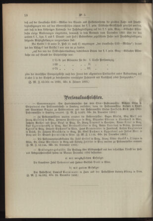 Post- und Telegraphen-Verordnungsblatt für das Verwaltungsgebiet des K.-K. Handelsministeriums 18930110 Seite: 2