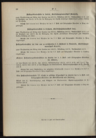 Post- und Telegraphen-Verordnungsblatt für das Verwaltungsgebiet des K.-K. Handelsministeriums 18930110 Seite: 4