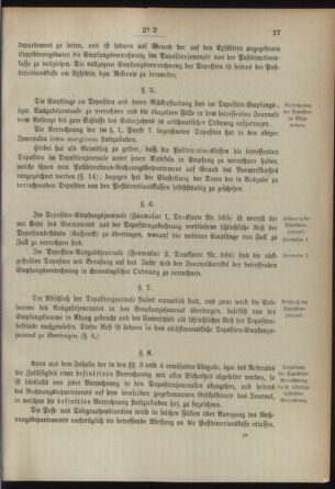 Post- und Telegraphen-Verordnungsblatt für das Verwaltungsgebiet des K.-K. Handelsministeriums 18930114 Seite: 3