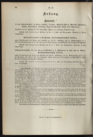 Post- und Telegraphen-Verordnungsblatt für das Verwaltungsgebiet des K.-K. Handelsministeriums 18930128 Seite: 4