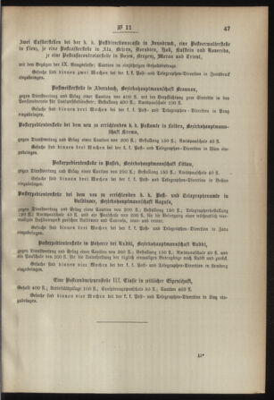 Post- und Telegraphen-Verordnungsblatt für das Verwaltungsgebiet des K.-K. Handelsministeriums 18930130 Seite: 3