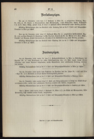 Post- und Telegraphen-Verordnungsblatt für das Verwaltungsgebiet des K.-K. Handelsministeriums 18930130 Seite: 4