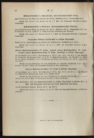 Post- und Telegraphen-Verordnungsblatt für das Verwaltungsgebiet des K.-K. Handelsministeriums 18930131 Seite: 4