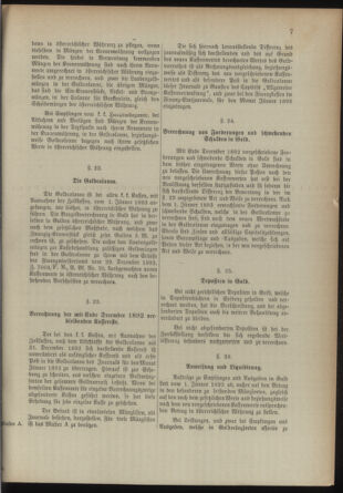 Post- und Telegraphen-Verordnungsblatt für das Verwaltungsgebiet des K.-K. Handelsministeriums 18930216 Seite: 11