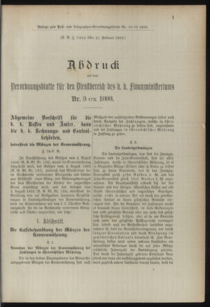 Post- und Telegraphen-Verordnungsblatt für das Verwaltungsgebiet des K.-K. Handelsministeriums 18930216 Seite: 5