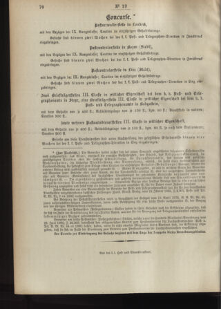 Post- und Telegraphen-Verordnungsblatt für das Verwaltungsgebiet des K.-K. Handelsministeriums 18930217 Seite: 4