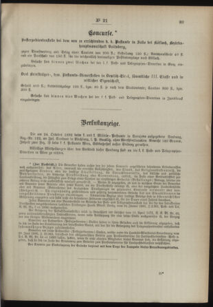 Post- und Telegraphen-Verordnungsblatt für das Verwaltungsgebiet des K.-K. Handelsministeriums 18930222 Seite: 3