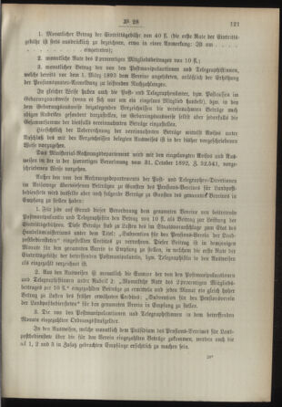 Post- und Telegraphen-Verordnungsblatt für das Verwaltungsgebiet des K.-K. Handelsministeriums 18930314 Seite: 3