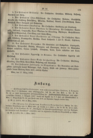 Post- und Telegraphen-Verordnungsblatt für das Verwaltungsgebiet des K.-K. Handelsministeriums 18930324 Seite: 3