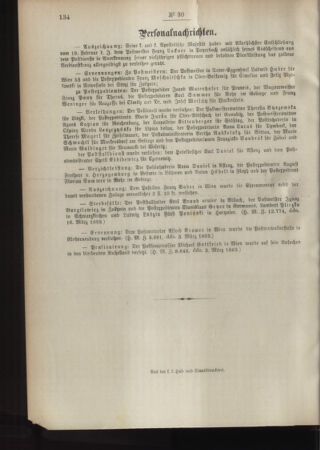 Post- und Telegraphen-Verordnungsblatt für das Verwaltungsgebiet des K.-K. Handelsministeriums 18930324 Seite: 4