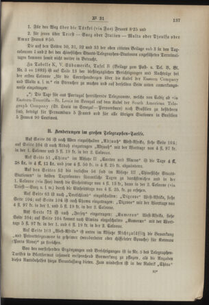 Post- und Telegraphen-Verordnungsblatt für das Verwaltungsgebiet des K.-K. Handelsministeriums 18930328 Seite: 3