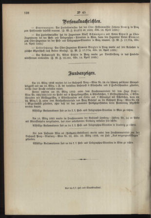 Post- und Telegraphen-Verordnungsblatt für das Verwaltungsgebiet des K.-K. Handelsministeriums 18930429 Seite: 4