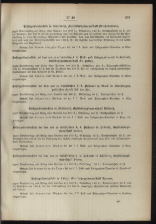 Post- und Telegraphen-Verordnungsblatt für das Verwaltungsgebiet des K.-K. Handelsministeriums 18930501 Seite: 3