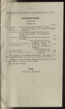 Post- und Telegraphen-Verordnungsblatt für das Verwaltungsgebiet des K.-K. Handelsministeriums 18930505 Seite: 5