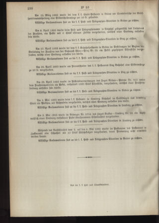 Post- und Telegraphen-Verordnungsblatt für das Verwaltungsgebiet des K.-K. Handelsministeriums 18930520 Seite: 4