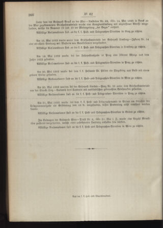 Post- und Telegraphen-Verordnungsblatt für das Verwaltungsgebiet des K.-K. Handelsministeriums 18930616 Seite: 4