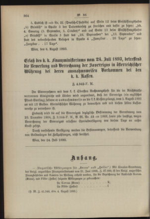 Post- und Telegraphen-Verordnungsblatt für das Verwaltungsgebiet des K.-K. Handelsministeriums 18930809 Seite: 2