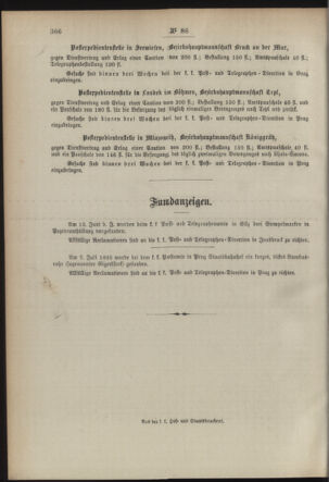 Post- und Telegraphen-Verordnungsblatt für das Verwaltungsgebiet des K.-K. Handelsministeriums 18930809 Seite: 4