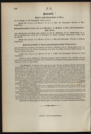 Post- und Telegraphen-Verordnungsblatt für das Verwaltungsgebiet des K.-K. Handelsministeriums 18930818 Seite: 4