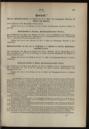 Post- und Telegraphen-Verordnungsblatt für das Verwaltungsgebiet des K.-K. Handelsministeriums 18930831 Seite: 3