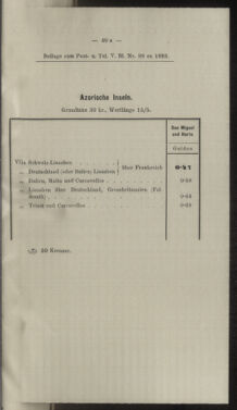 Post- und Telegraphen-Verordnungsblatt für das Verwaltungsgebiet des K.-K. Handelsministeriums 18930919 Seite: 5