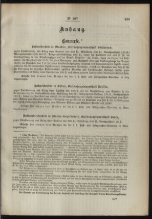 Post- und Telegraphen-Verordnungsblatt für das Verwaltungsgebiet des K.-K. Handelsministeriums 18931007 Seite: 3